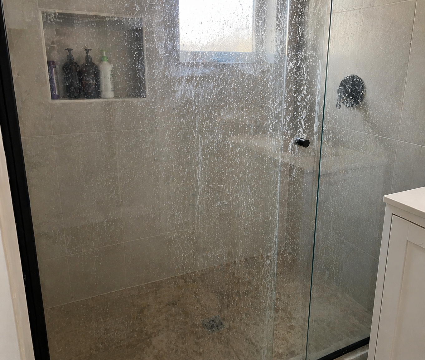 Shower Clean before