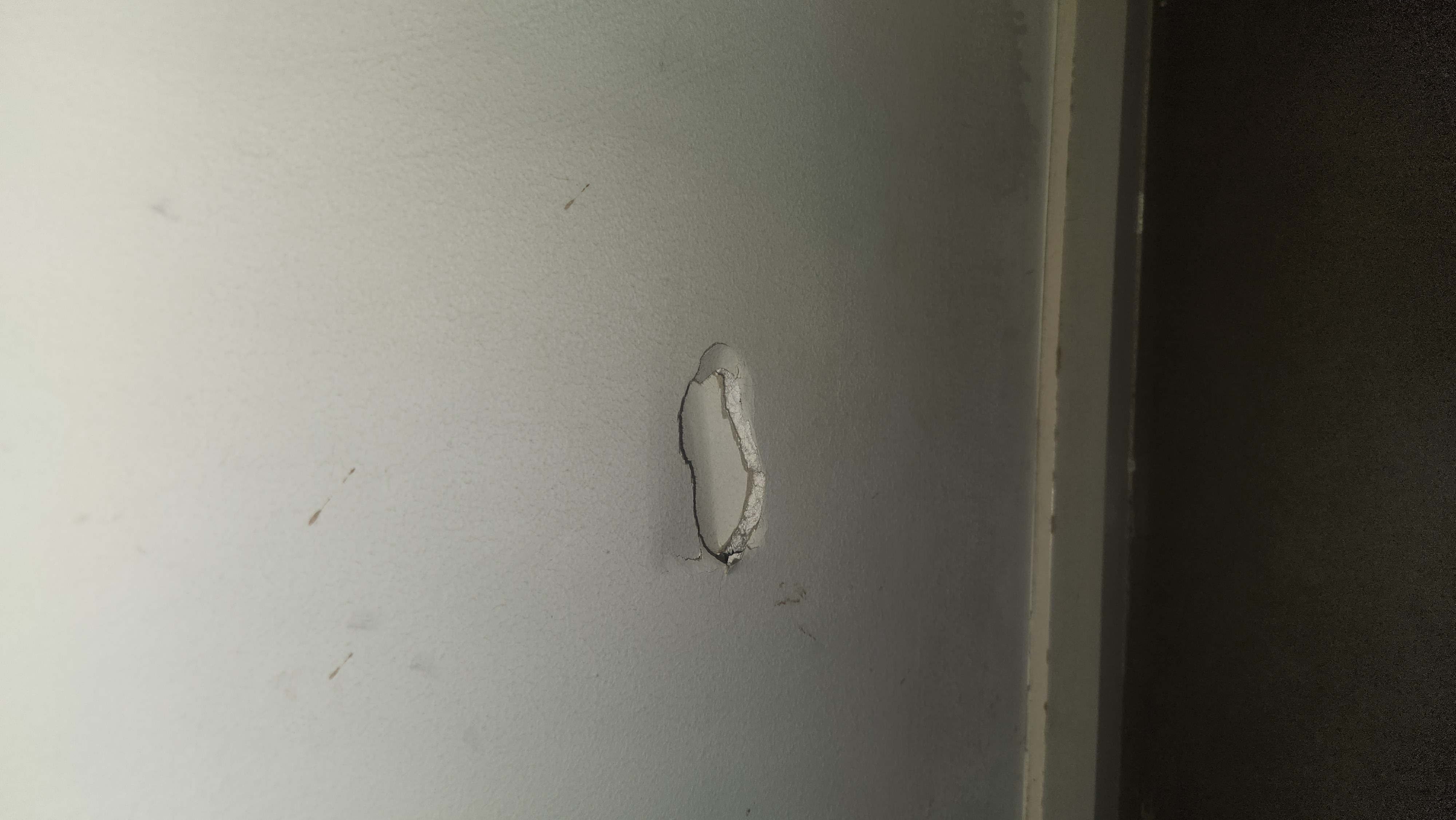 Damaged wall. π π