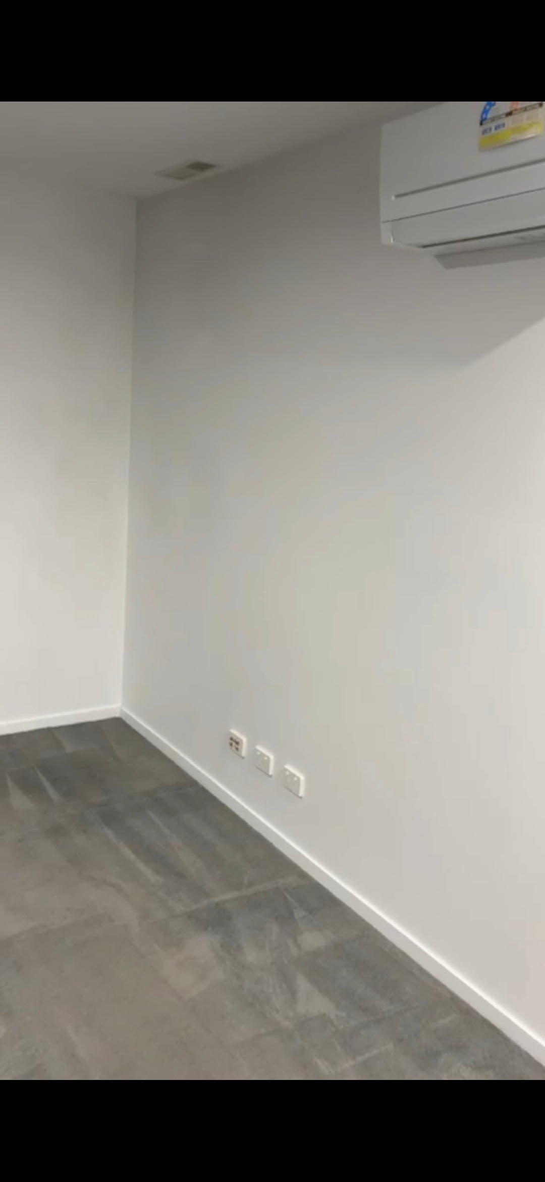 Washed the wall professionally.